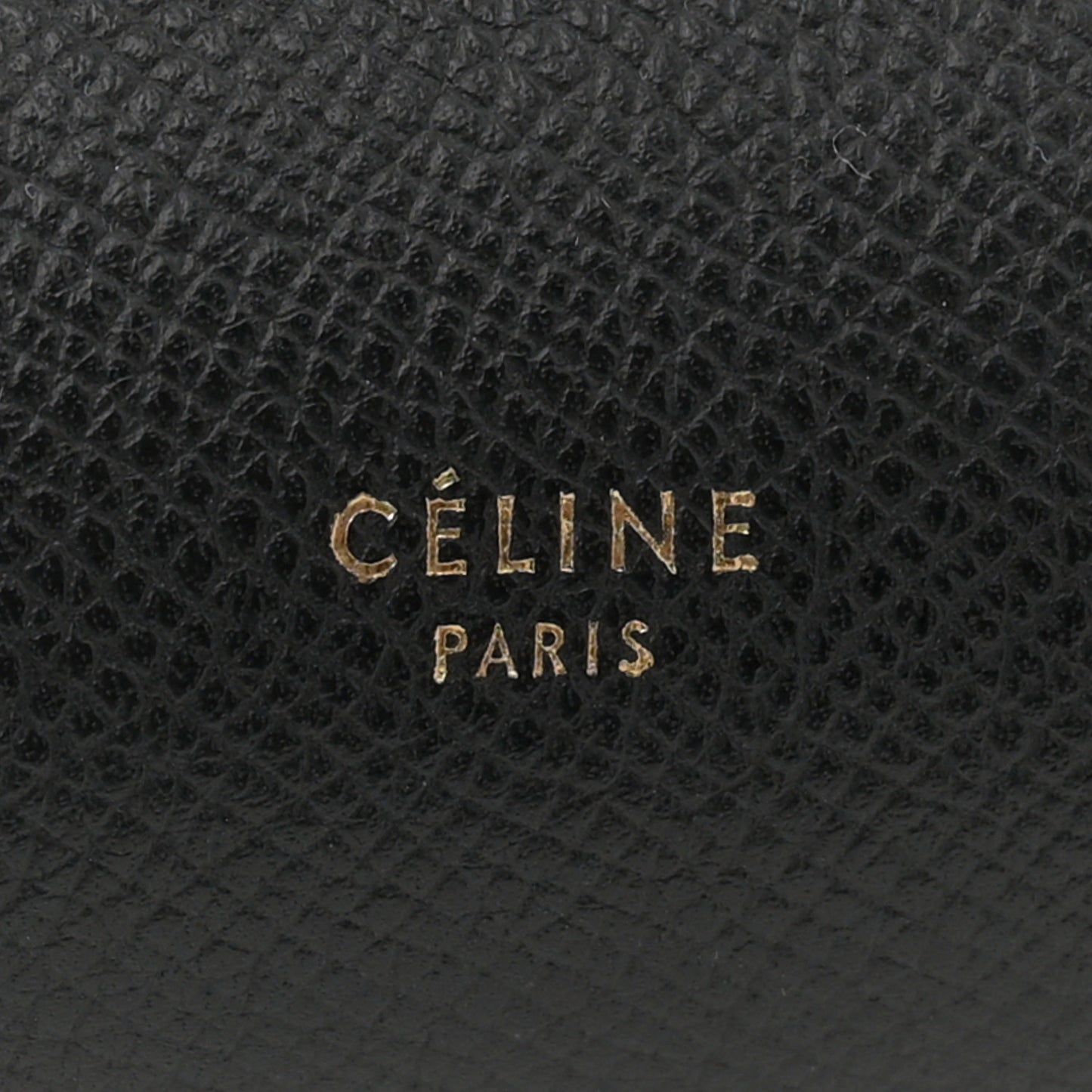 Grained Calfskin Mini Belt Bag Black
