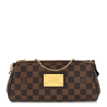 Louis Vuitton Damier Ebene Eva Clutch 1 of 10