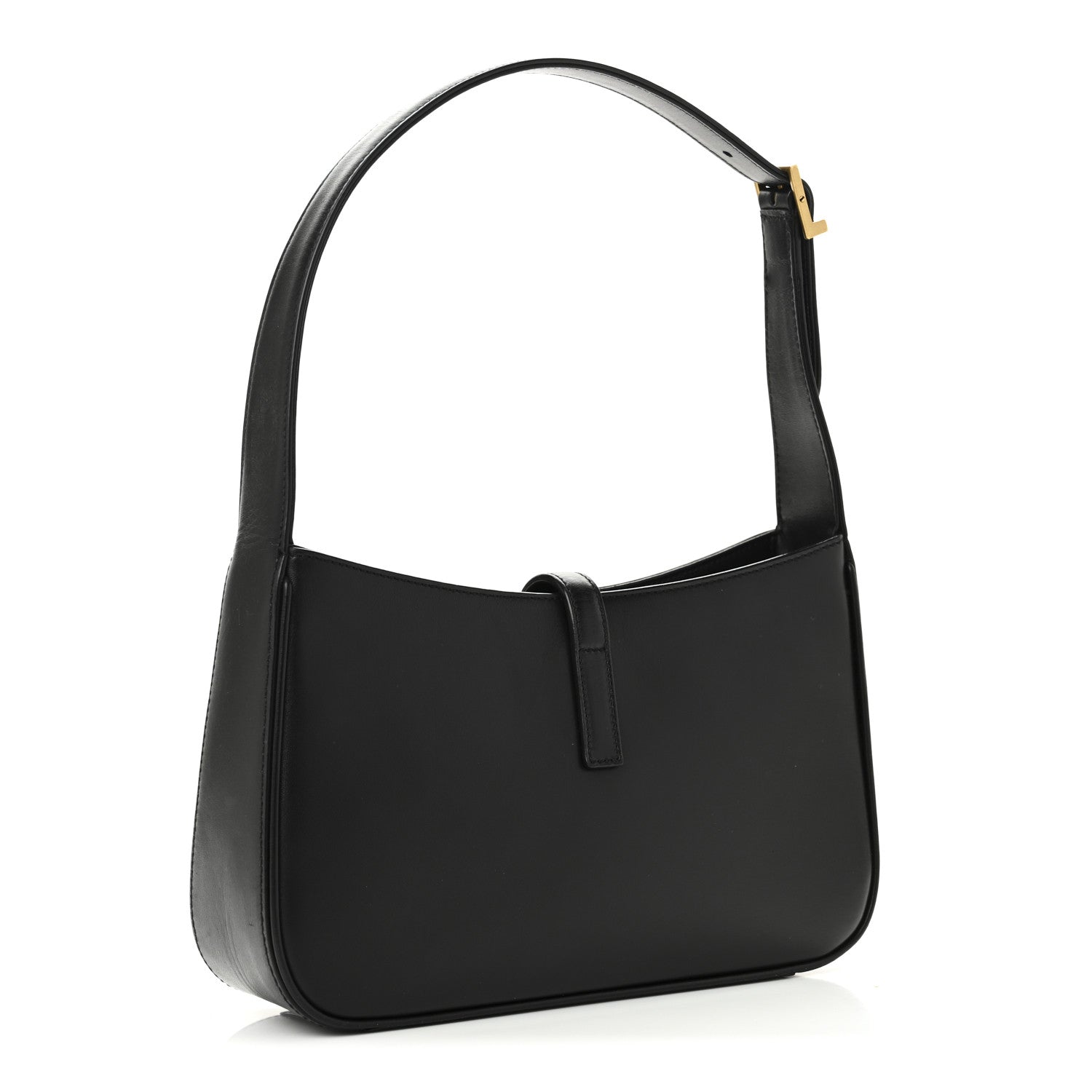 Saint Laurent Smooth Calfskin Le 5 A 7 Hobo Black 3 of 10