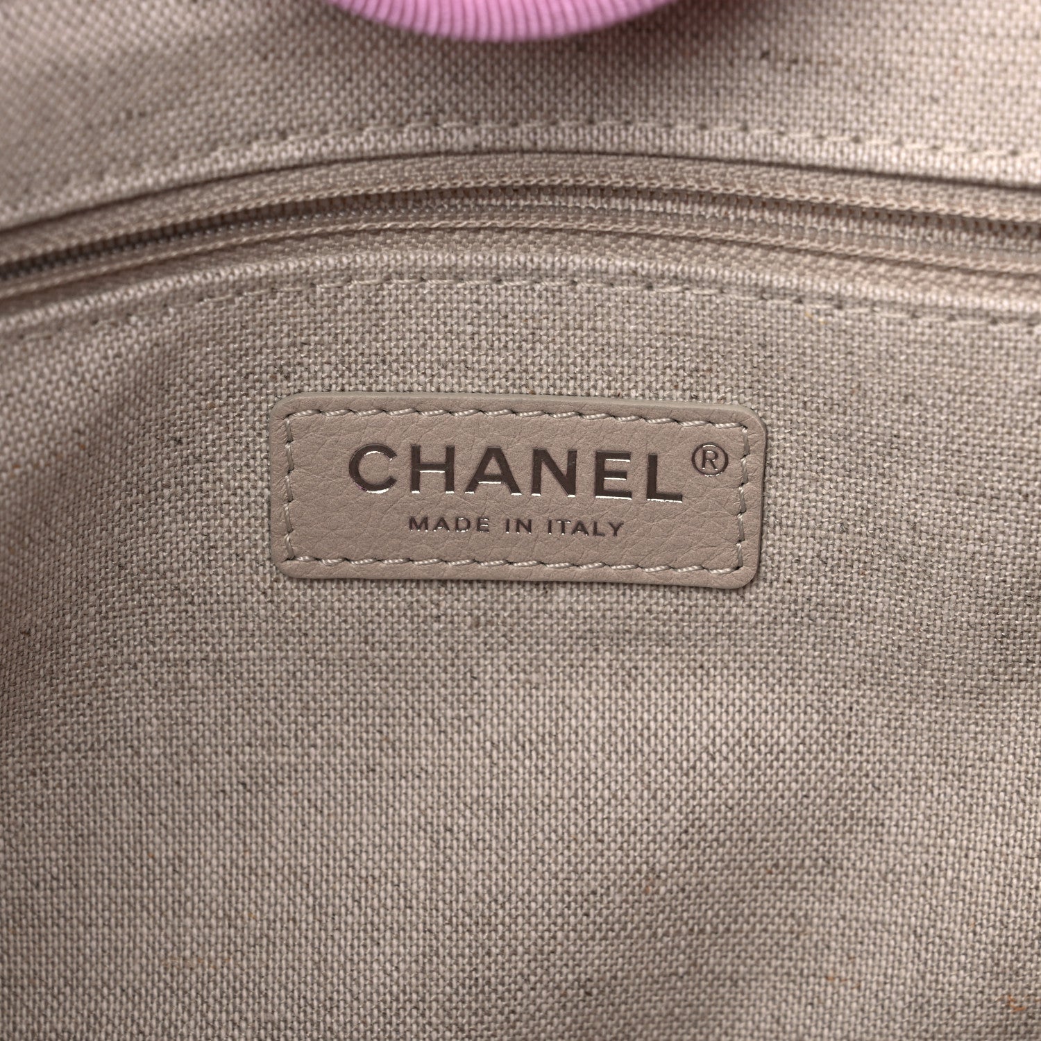 Chanel Mixed Fibers Small Deauville Tote Pink 7 of 11