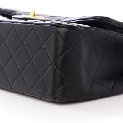 Chanel Lambskin Quilted Jumbo Double Flap Black 6 of 8