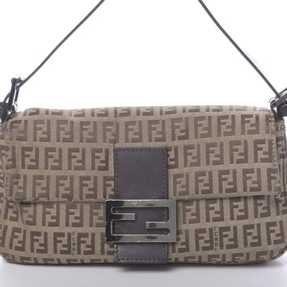 Fendi Zucchino Baguette Dark Brown 9 of 10