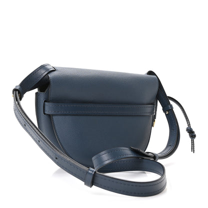 Loewe Grained Calfskin Small Gate Crossbody Bag Steel Blue 3 of 10