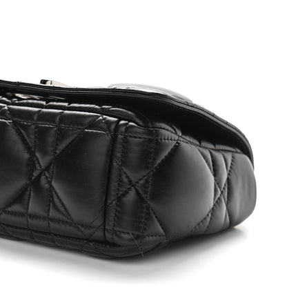 Christian Dior Calfskin Macrocannage Small Caro Bag Black 9 of 9