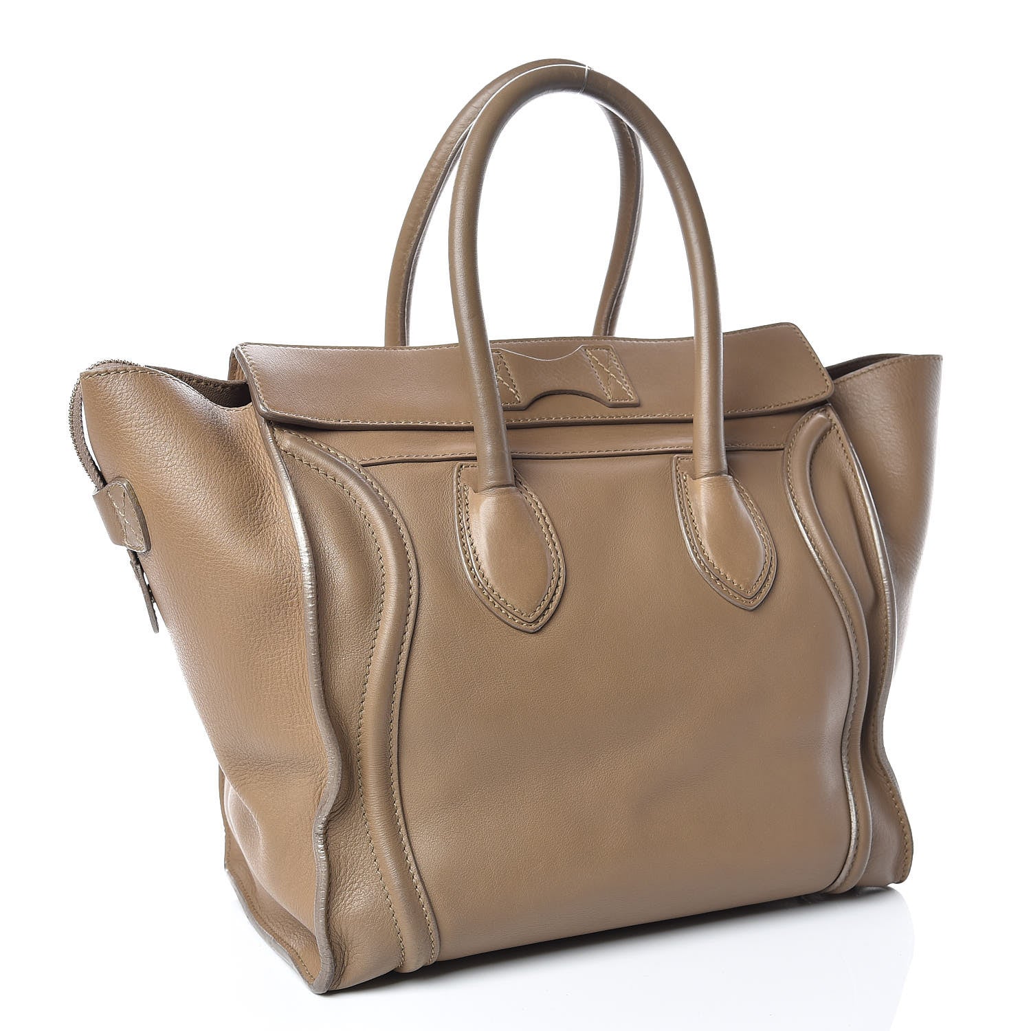 Celine Smooth Calfskin Mini Luggage Dune 3 of 21