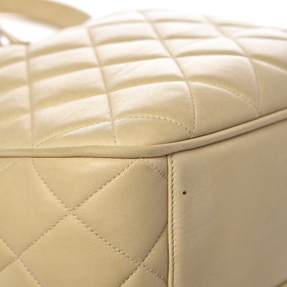 Chanel Lambskin Quilted Drawstring Shoulder Bag Beige 13 of 13