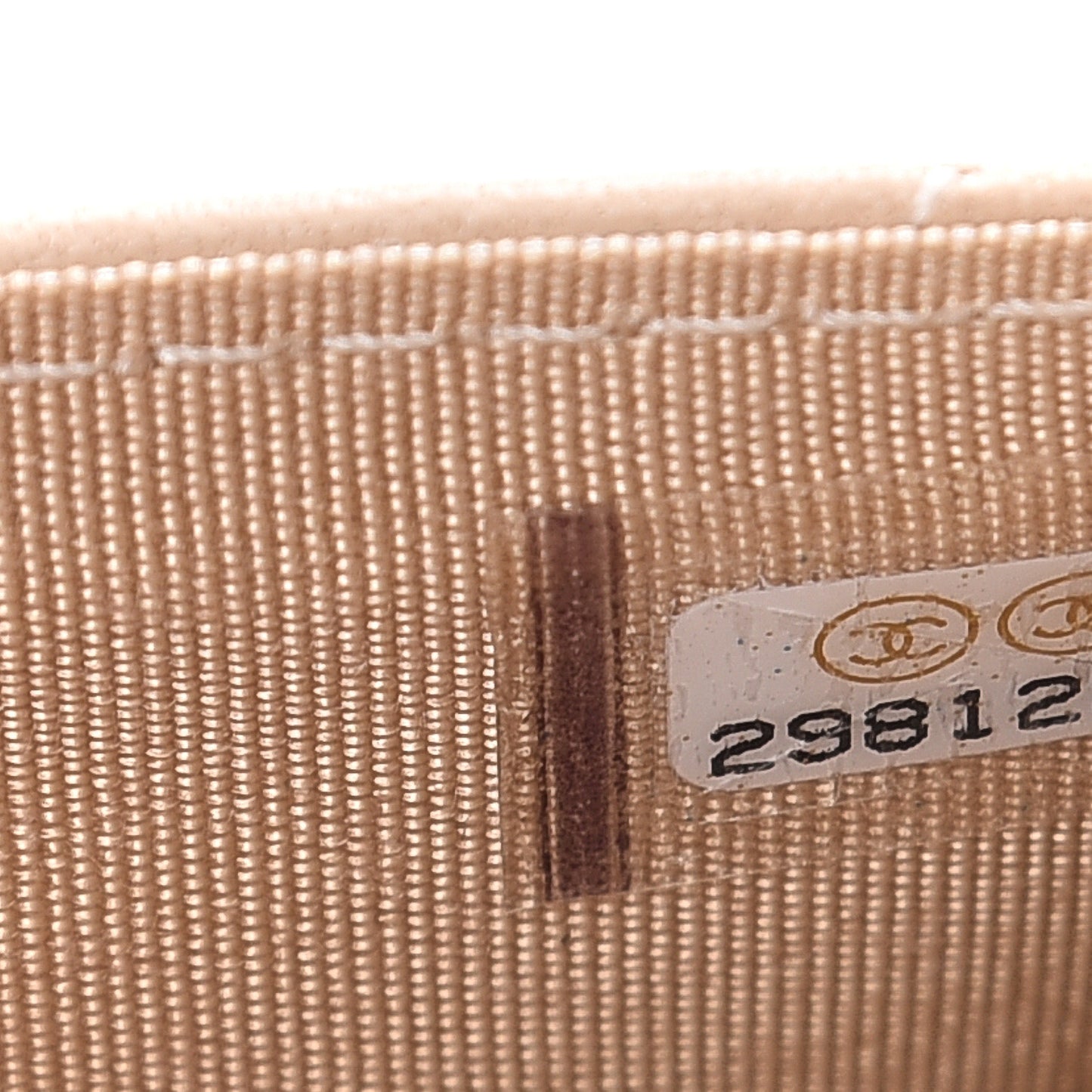Lambskin Quilted 19 Flap Wallet Beige
