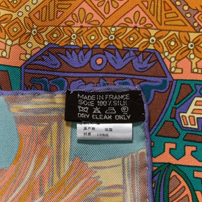 Hermes Silk Au Fil Du Carre Scarf 90 6 of 6