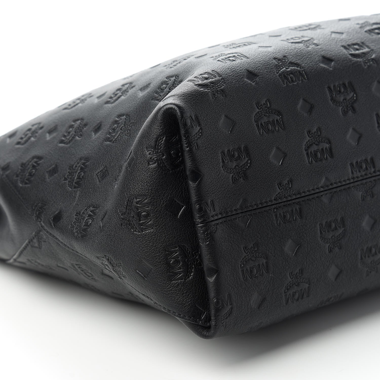 MCM Calfskin Ottomar Large Klara Hobo Black 6 of 10