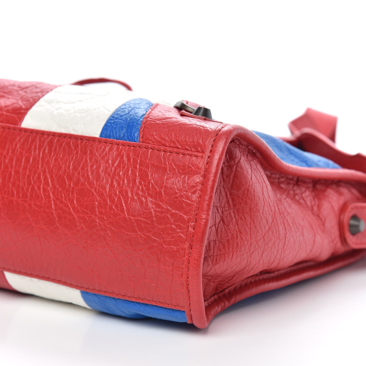 Balenciaga Agneau Arena Multicolore Classic Hardware S City Bleu White Rouge 9 of 10