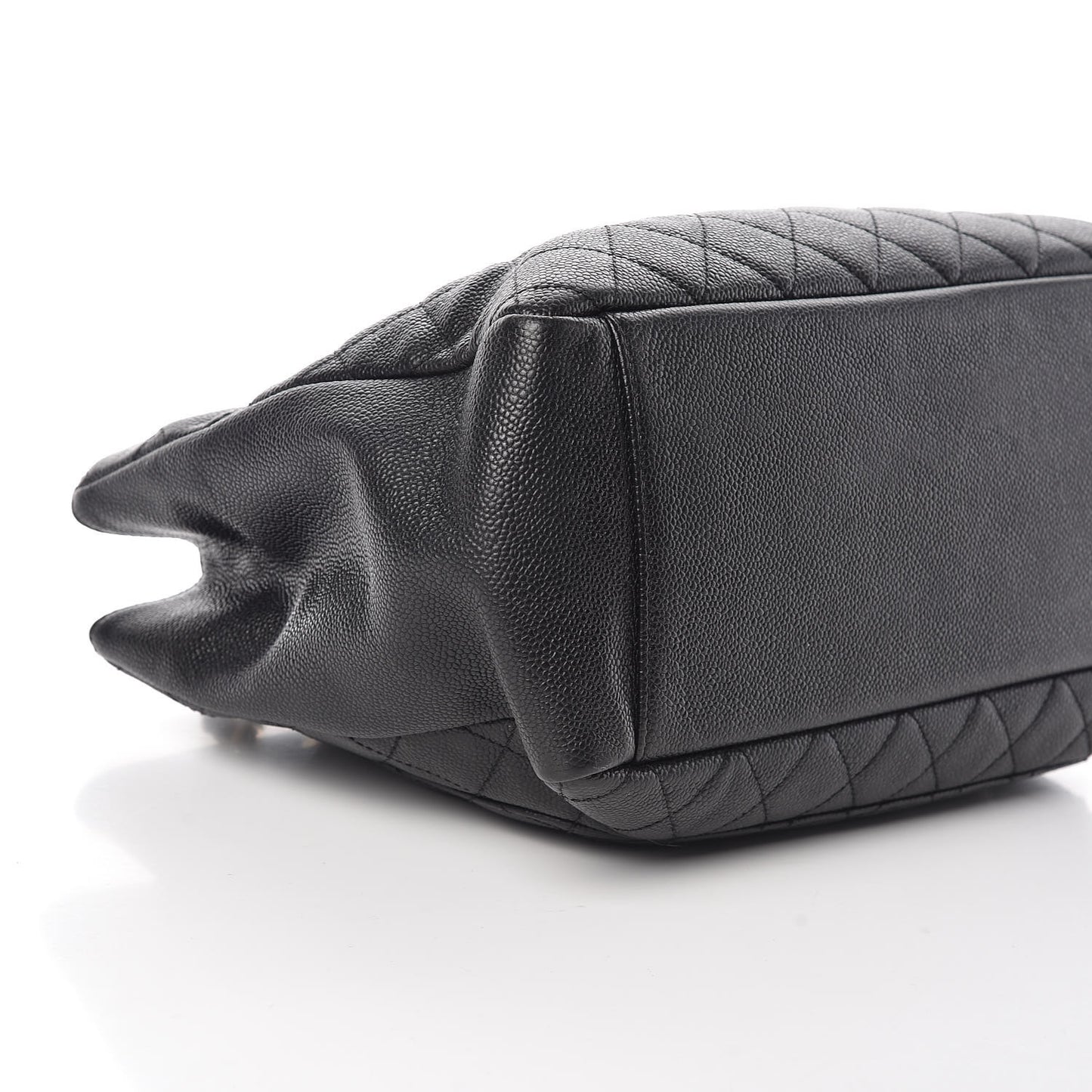 Caviar Quilted Grand Shopping Tote GST Black