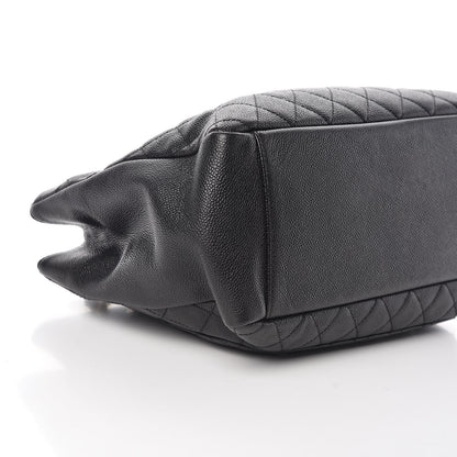 Chanel Caviar Quilted Grand Shopping Tote GST Black 10 of 11