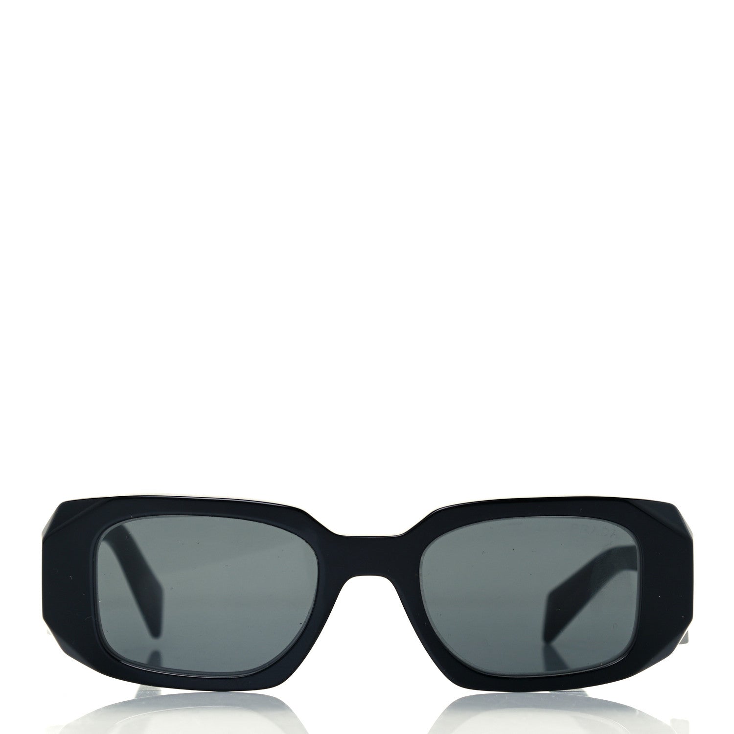 Prada Acetate Symbole Sunglasses SPR 17W Black 2 of 8