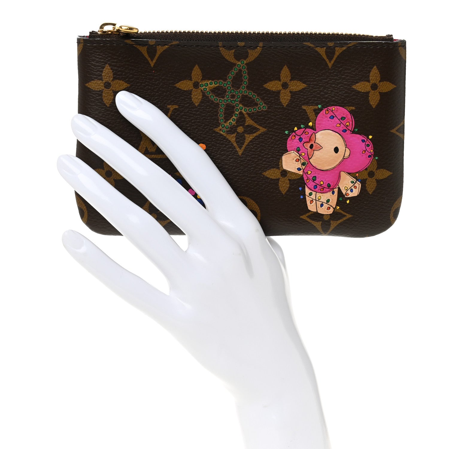 Louis Vuitton Monogram 2025 Vivienne Winter Holiday Key Pouch S