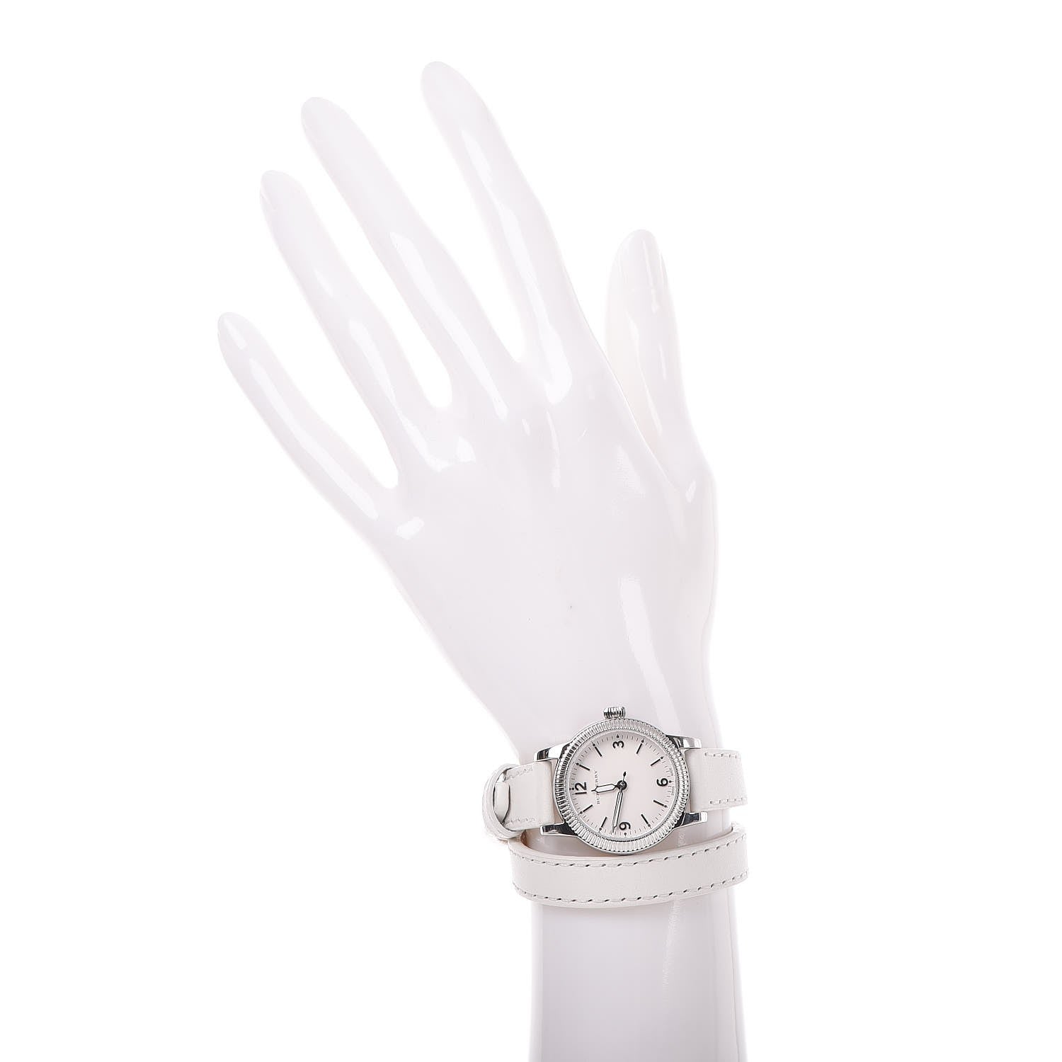 Burberry Stainless Steel Calfskin 30mm Double Wrap Quartz Watch BU7846 2 of 12