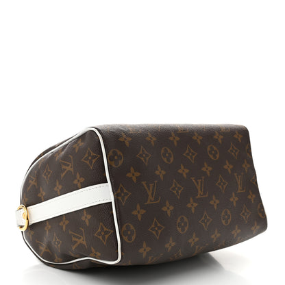 Louis Vuitton Monogram LV Match Speedy Bandouliere 25 White 4 of 9