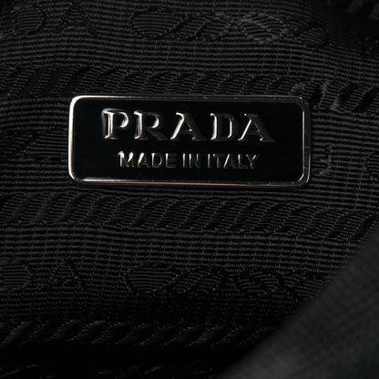 Prada Shearling Mini Re-Edition 2000 Bag Black 10 of 12