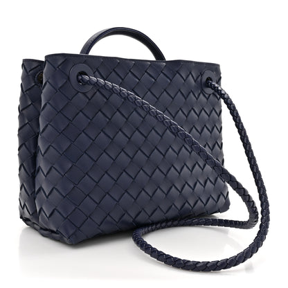 Bottega Veneta Nappa Intrecciato Small Andiamo Shoulder Bag Duke 3 of 11