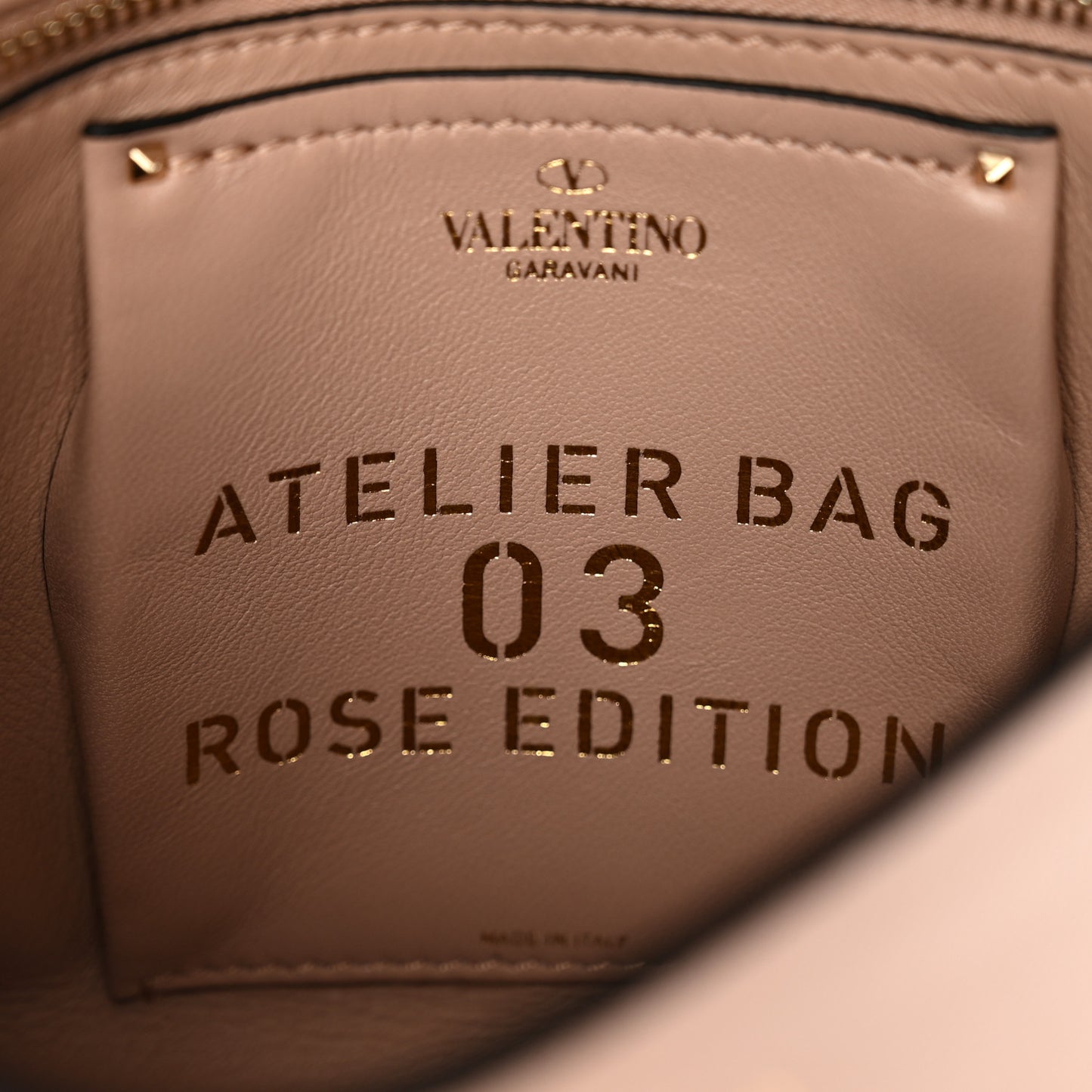 Nappa Atelier 03 Rose Edition Small Flap Crossbody Bag Rose Cannelle
