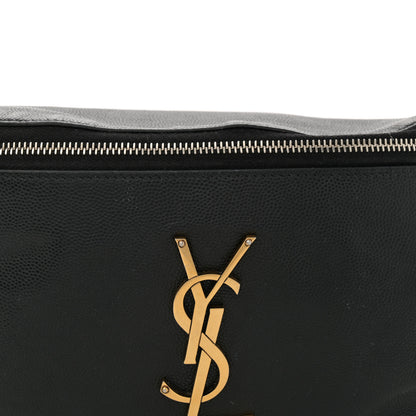 Saint Laurent Grain De Poudre Monogram Belt Bag Black 8 of 11