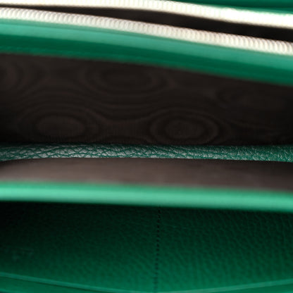Gucci Calfskin Mini Dionysus Chain Wallet Emerald 5 of 12