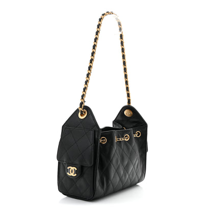 Chanel Caviar Quilted Mini Chanel 25 Handbag Black 3 of 10
