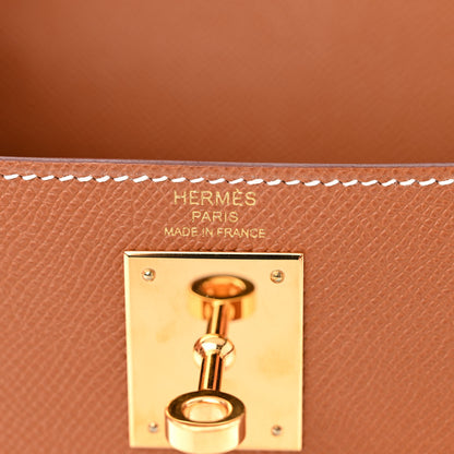 Hermes Epsom Kelly Sellier 28 Gold 6 of 13