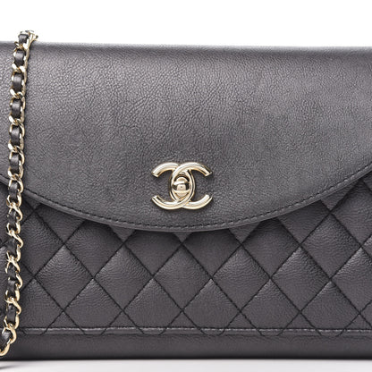 Chanel Calfskin Quilted Smart Pocket Flap Bag Dark Gray 11 of 11