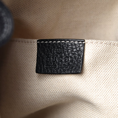 Gucci Calfskin Small Bamboo Backpack Black 6 of 10