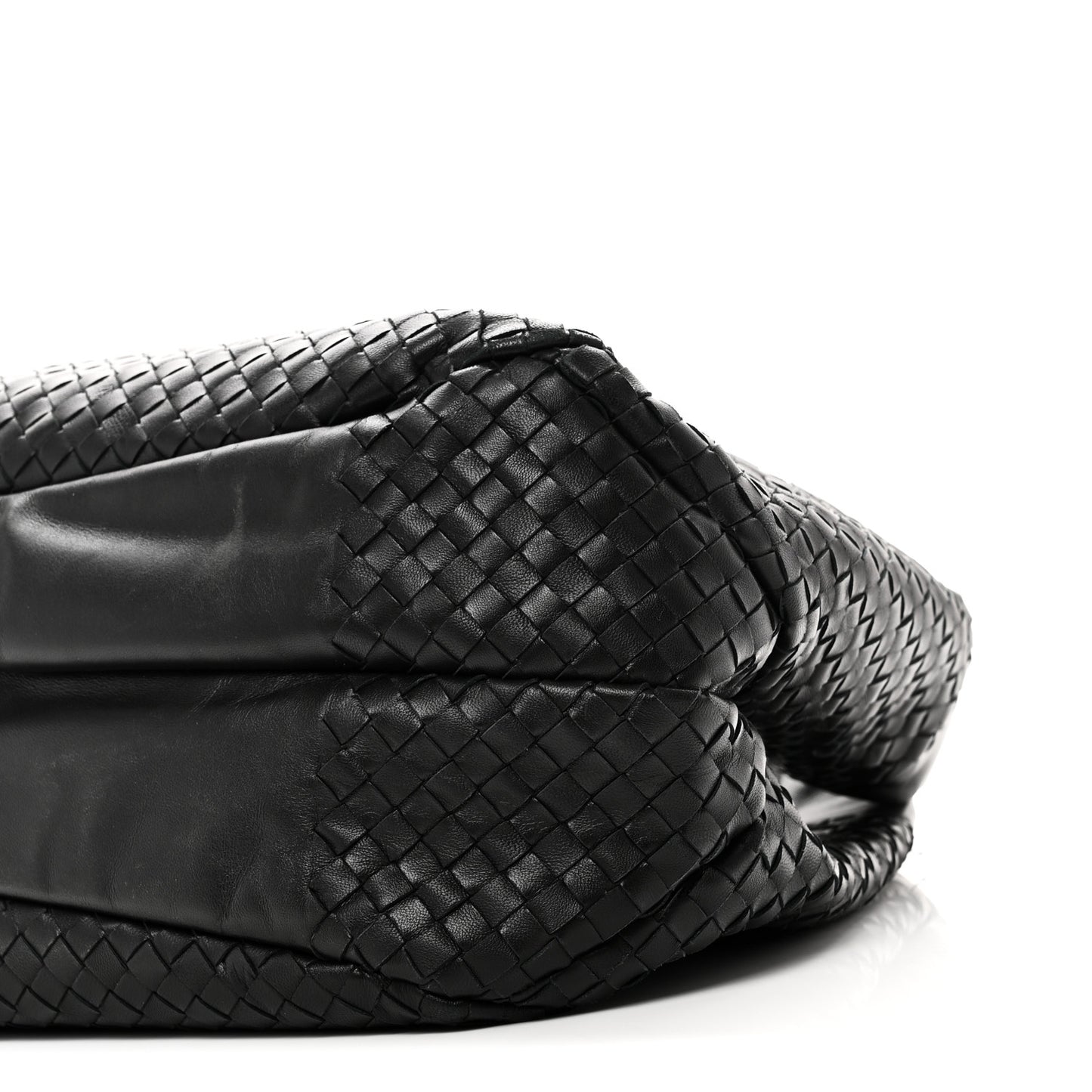 Nappa Intrecciato Large Campana Black