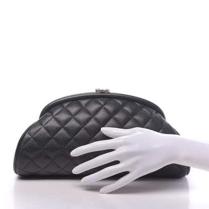 Chanel Caviar Quilted Timeless Clutch Black 2 of 11