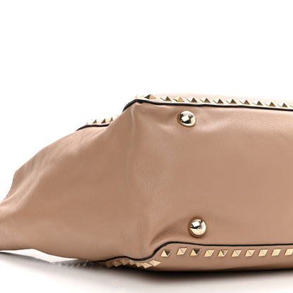 Valentino Garavani Vitello Medium Rockstud Tote Alpaca 8 of 10