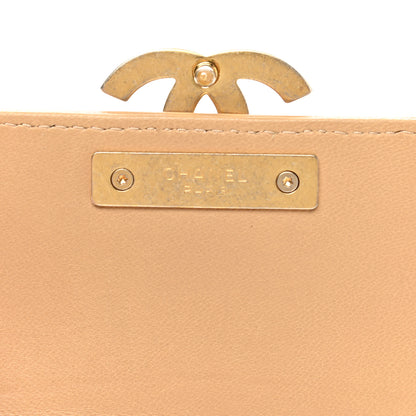 Chanel Metallic Calfskin Quilted Medium CC Chic Flap Wallet Gold 6 of 14