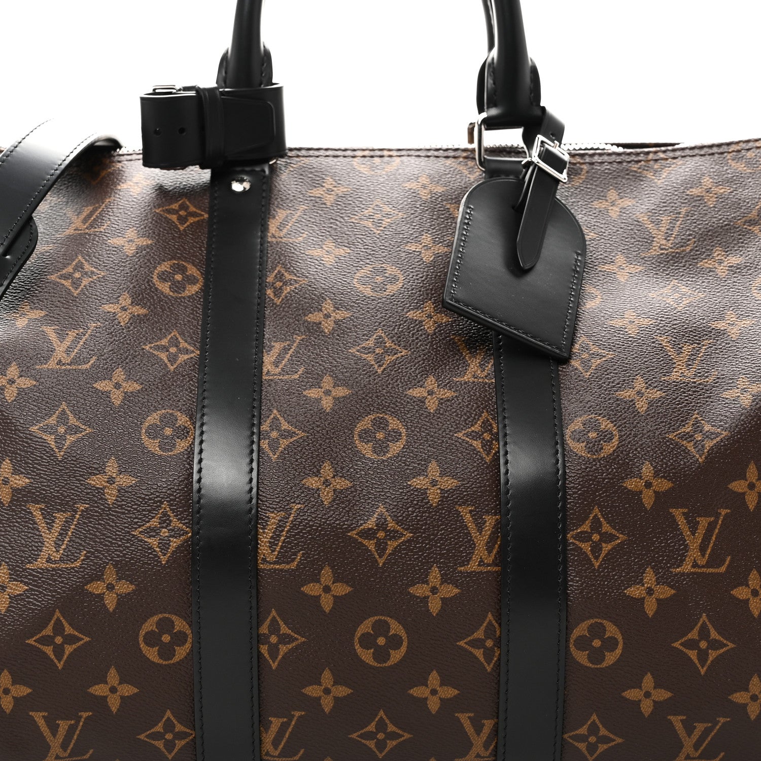 Louis Vuitton Monogram Macassar Keepall Bandouliere 45 6 of 8
