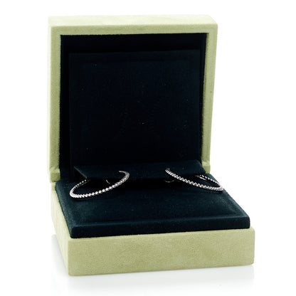 Van Cleef & Arpels 18K White Gold Small Perlee Hoop Earrings 5 of 5