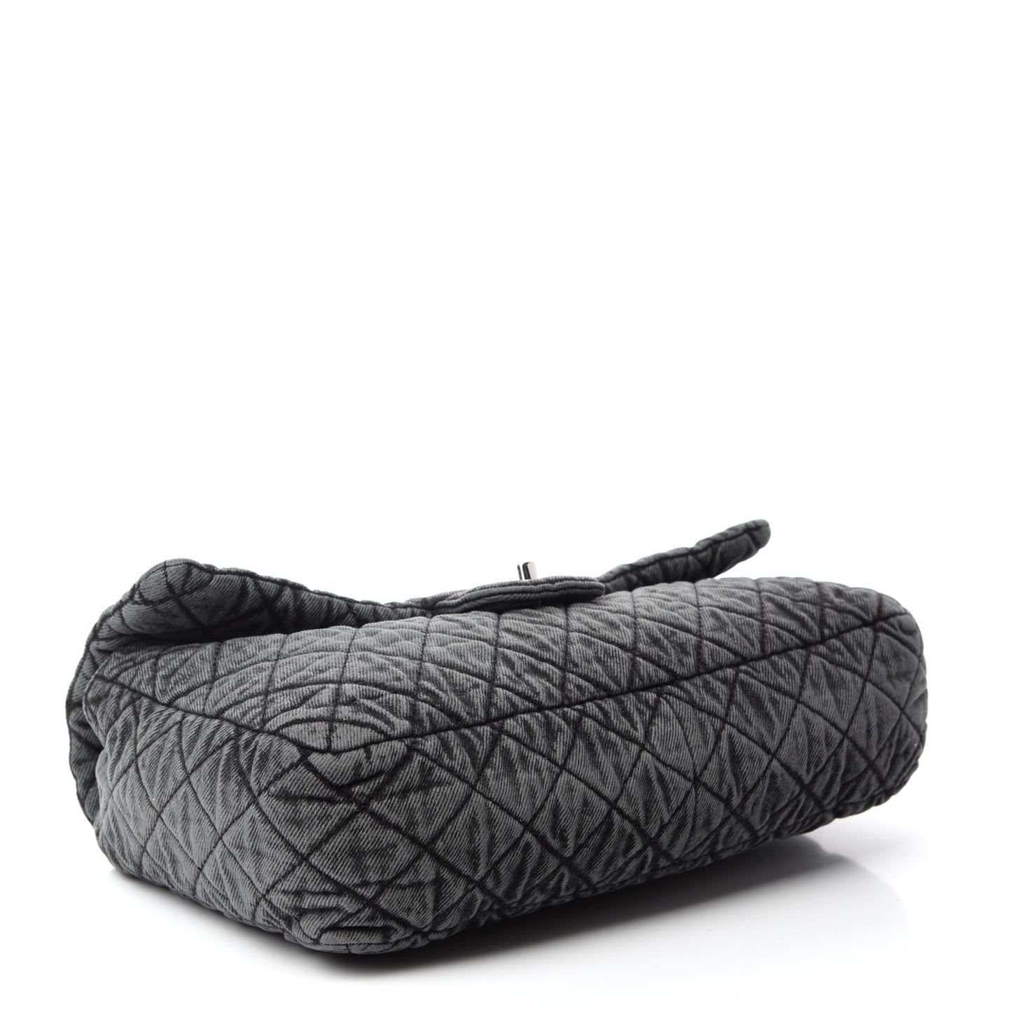 Denim Quilted Denimpression Flap Grey Black