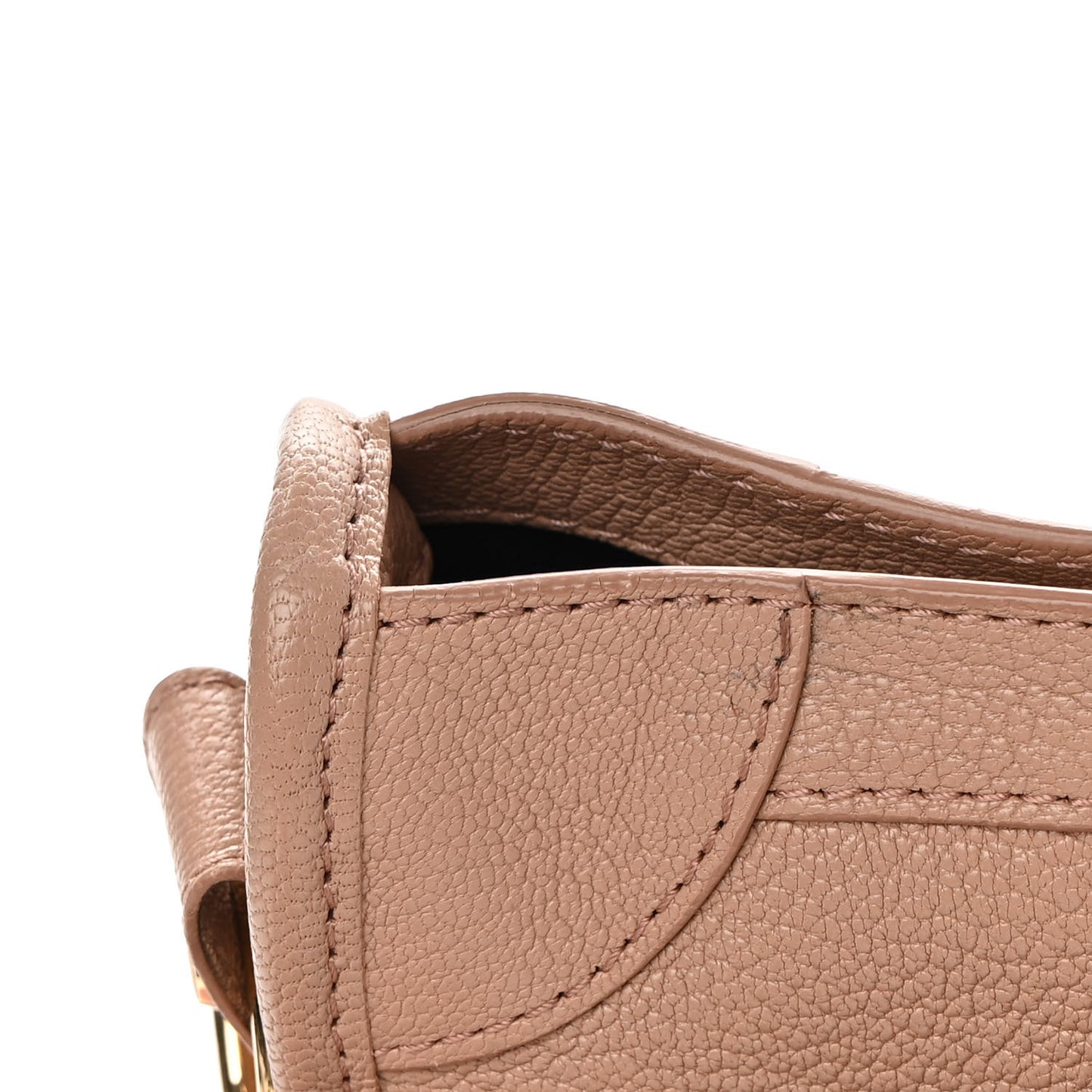 Chevre Gold Metallic Edge Hardware S City Rose Des Sables