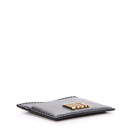 Christian Dior Calfskin D-Fence Card Holder Black 4 of 12