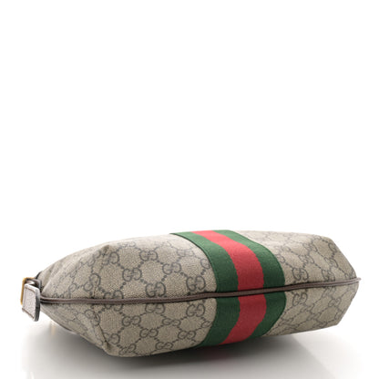 Gucci GG Supreme Monogram Web Small Ophidia Half Moon Hobo Brown 4 of 12