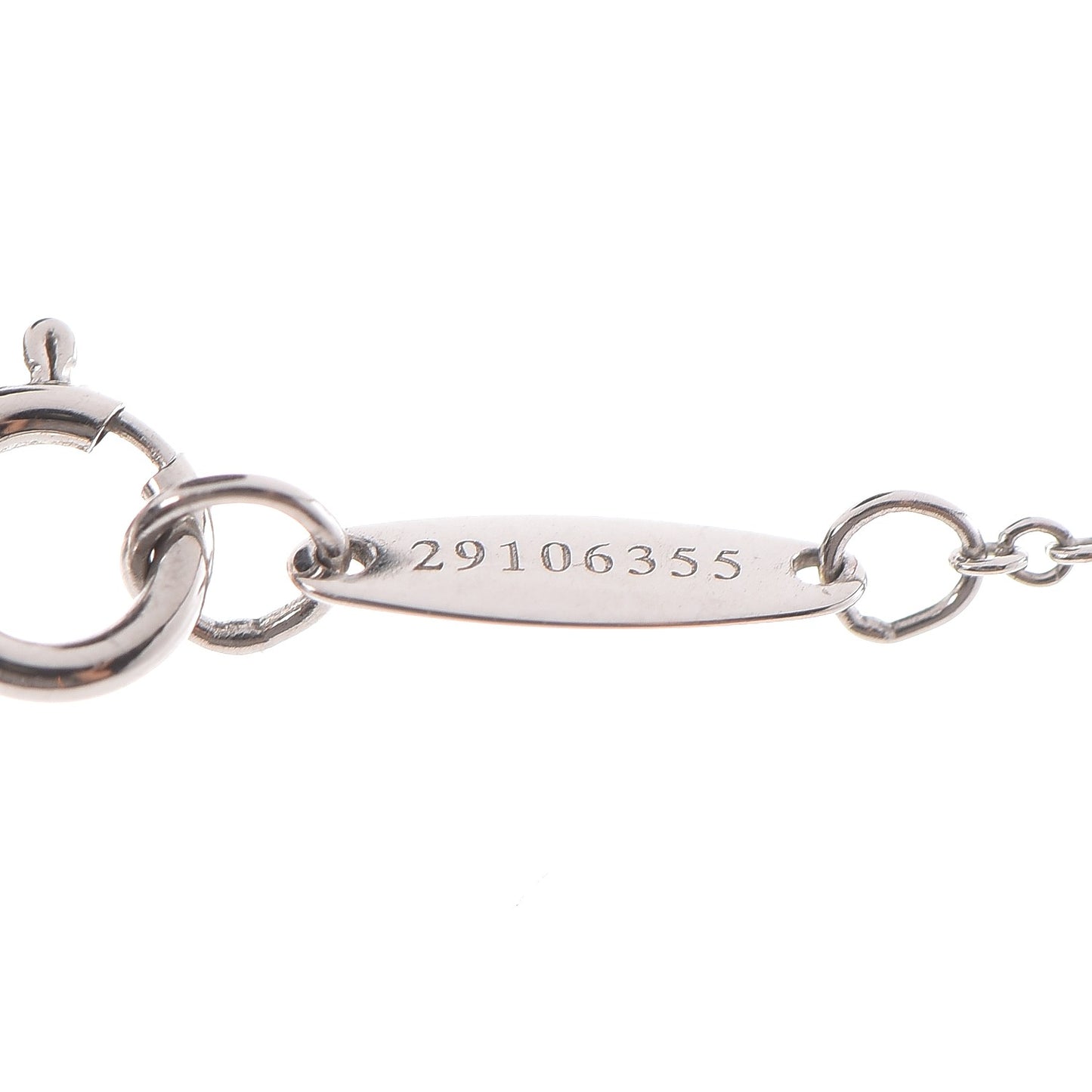 Platinum Diamond .29ct Elsa Peretti Diamonds by the Yard Pendant Necklace