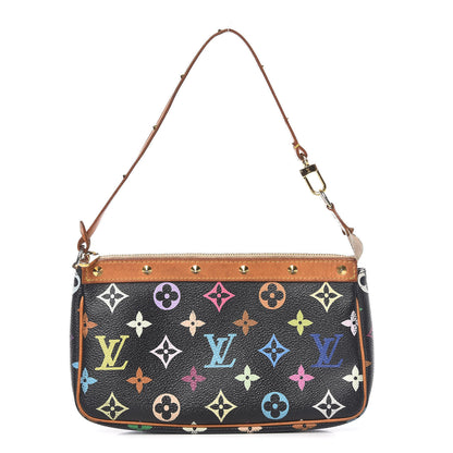 Louis Vuitton Monogram Multicolor Pochette Accessories Black 1 of 23