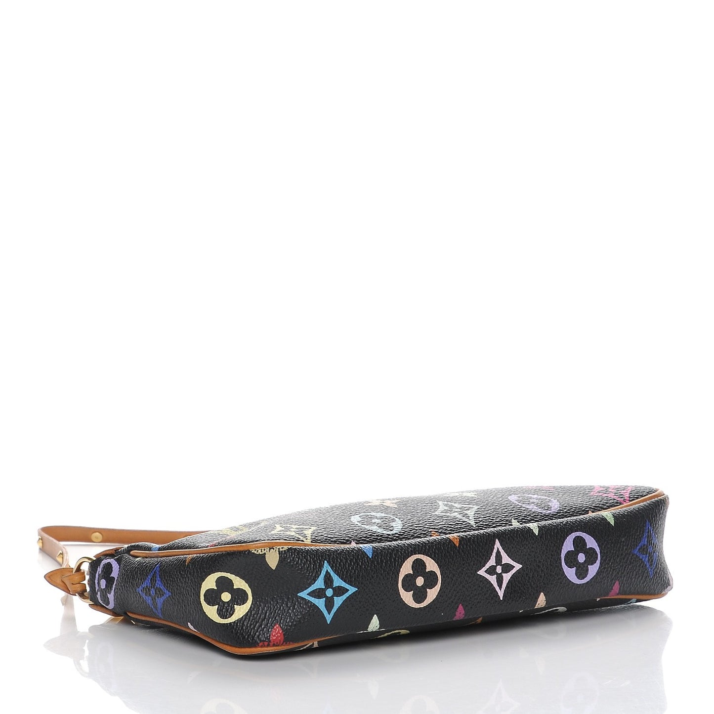 Monogram Multicolor Pochette Accessories Black