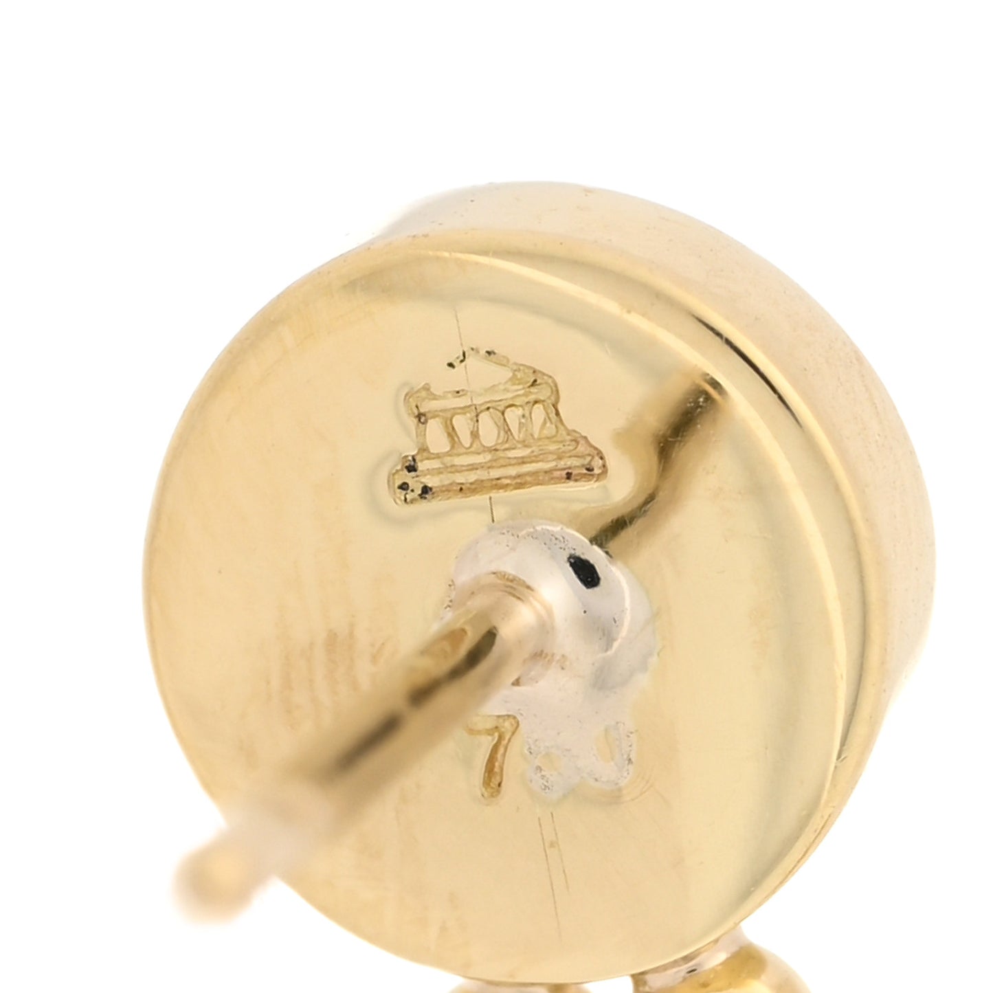 18K Yellow Gold Blue Moonstone Piccolo Earrings
