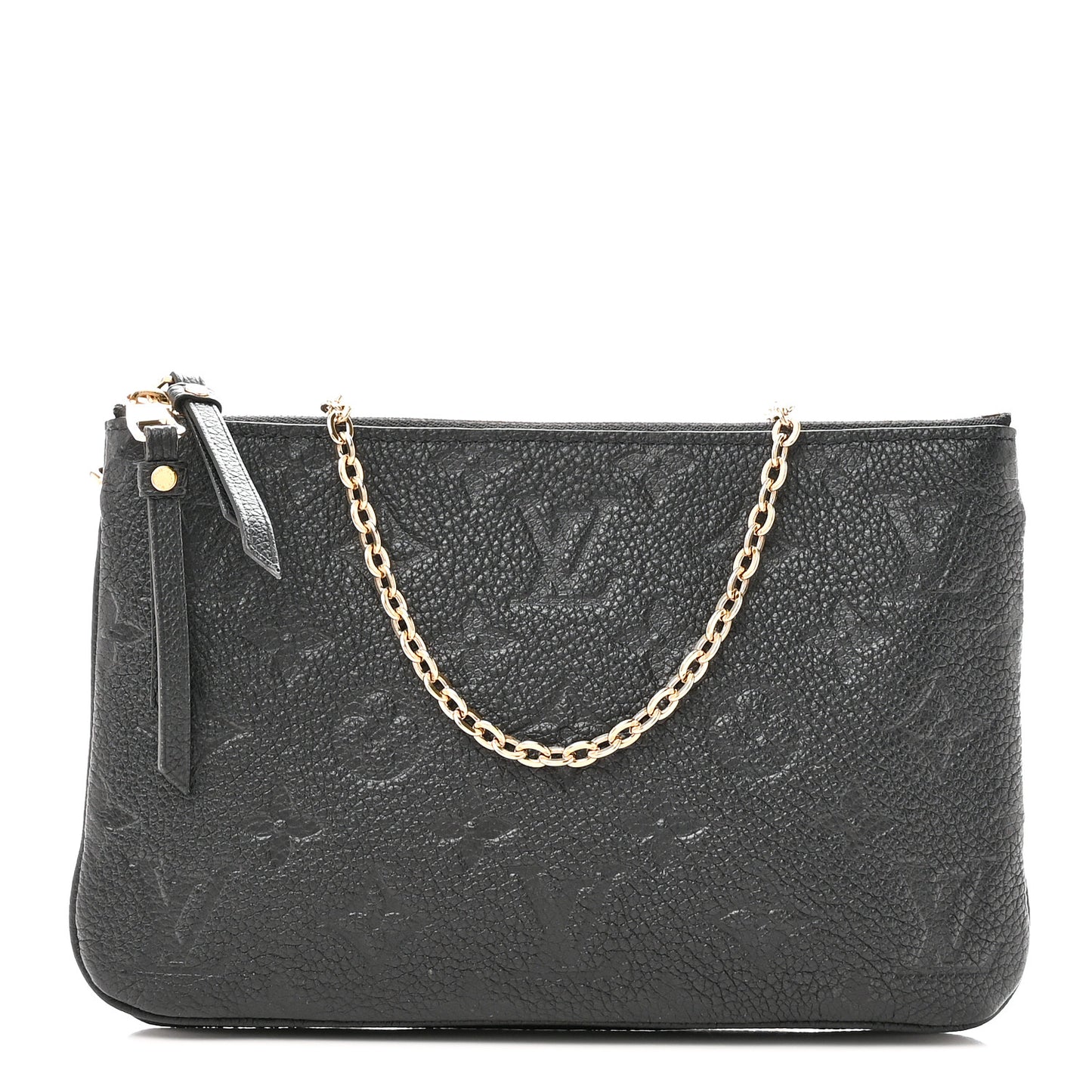 Empreinte Double Zip Pochette Black