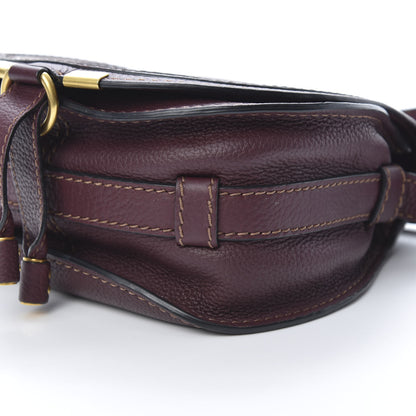 Chloe Calfskin Mini Marcie Round Crossbody Bag Dark Velvet 11 of 15