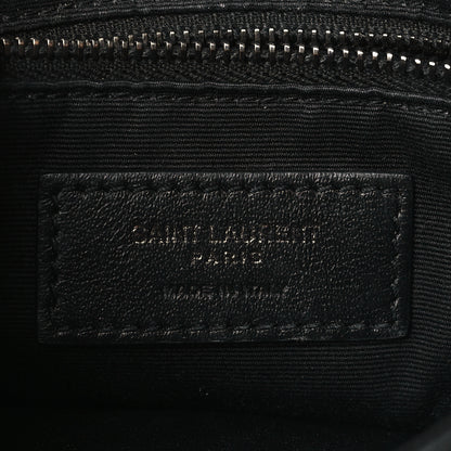 Saint Laurent Crinkled Calfskin Matelasse Monogram Niki Chain Wallet Black 6 of 13