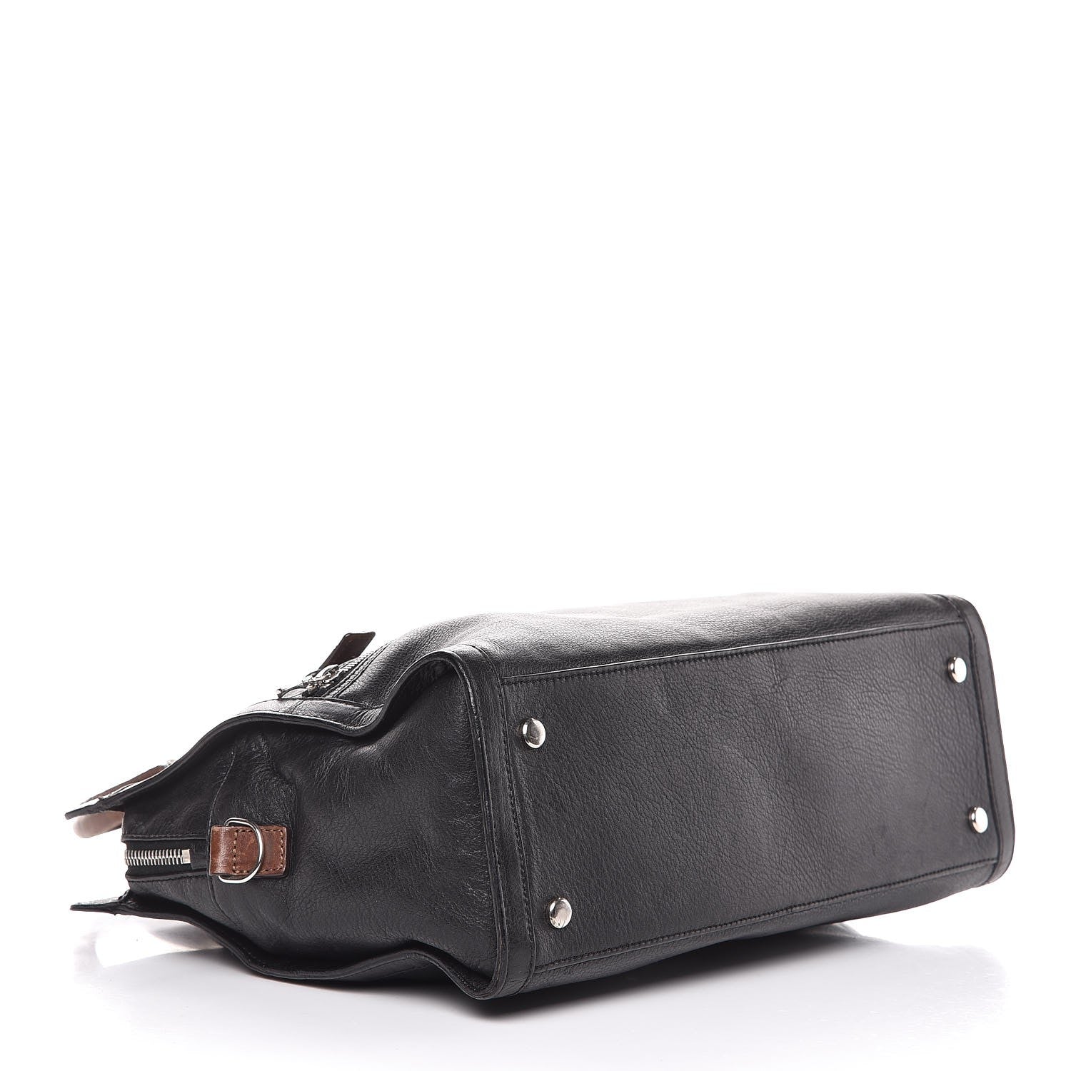 Lanvin Taurillion Madame Tourniquet PM Tote Black 4 of 14