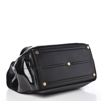 Saint Laurent Pony Hair Patent Medium Muse Two Black 4 of 15