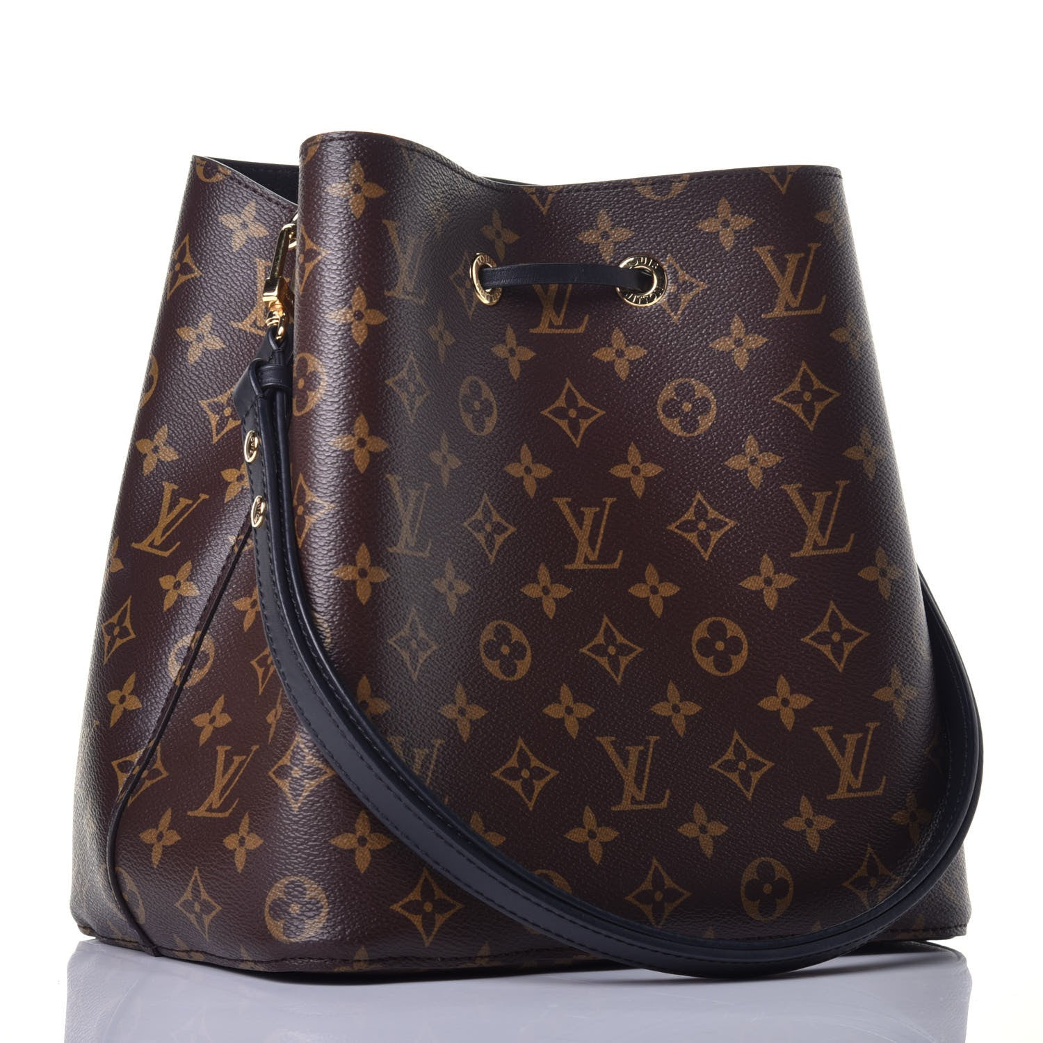 Louis Vuitton Monogram Neonoe MM Black 3 of 8