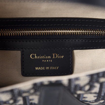 Christian Dior Oblique Saddle Bag Blue 9 of 12